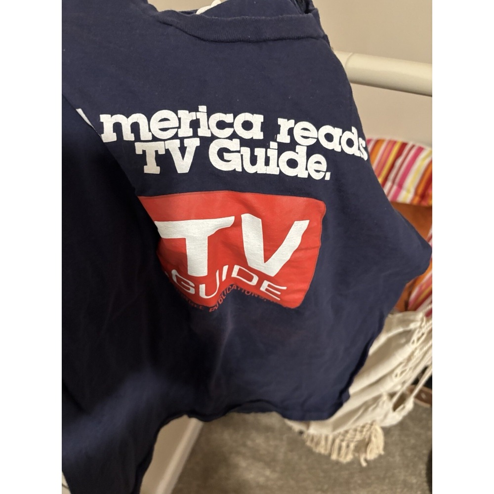 Vintage Tv Guide T Shirt Small